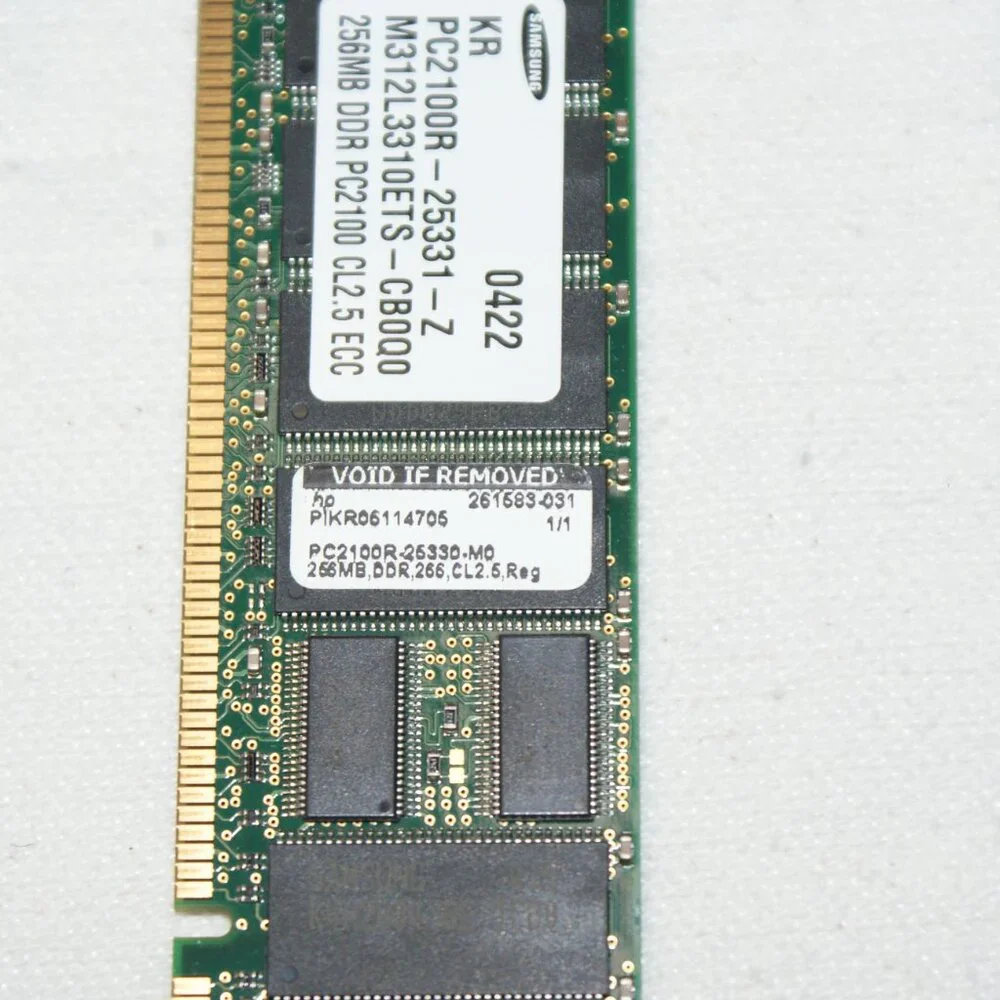 LAST CHANCE!  RAM DDR PC2100R 512 MB